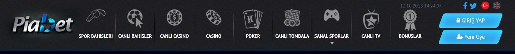 Piabet online bahis ve casino